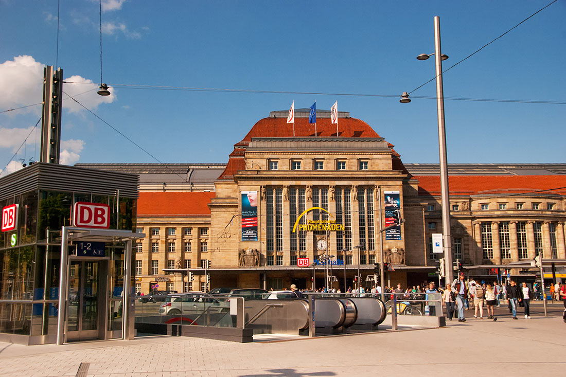Главный железнодорожный вокзал Лейпцига
