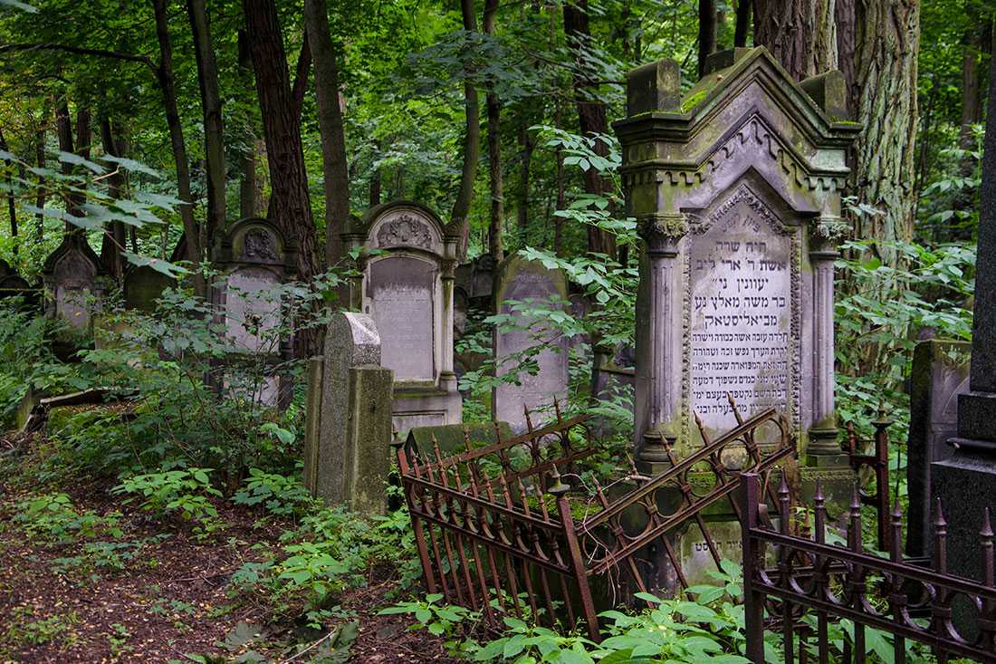Еврейское кладбище на улице Окопова