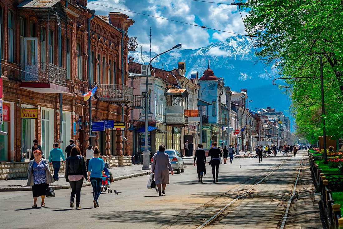 Проспект Мира - культурный и исторический центр Владикавказа