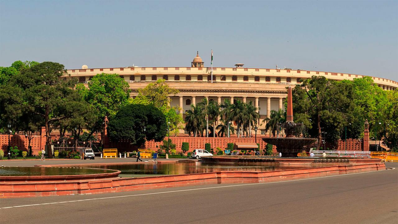 Сансад Бхаван Строительство индийского парламента