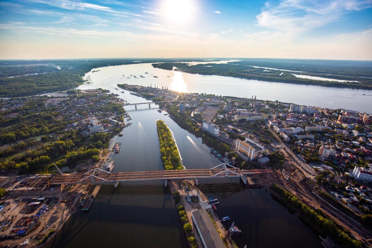 реки Самара, Волга и Самара, на которой стоит город